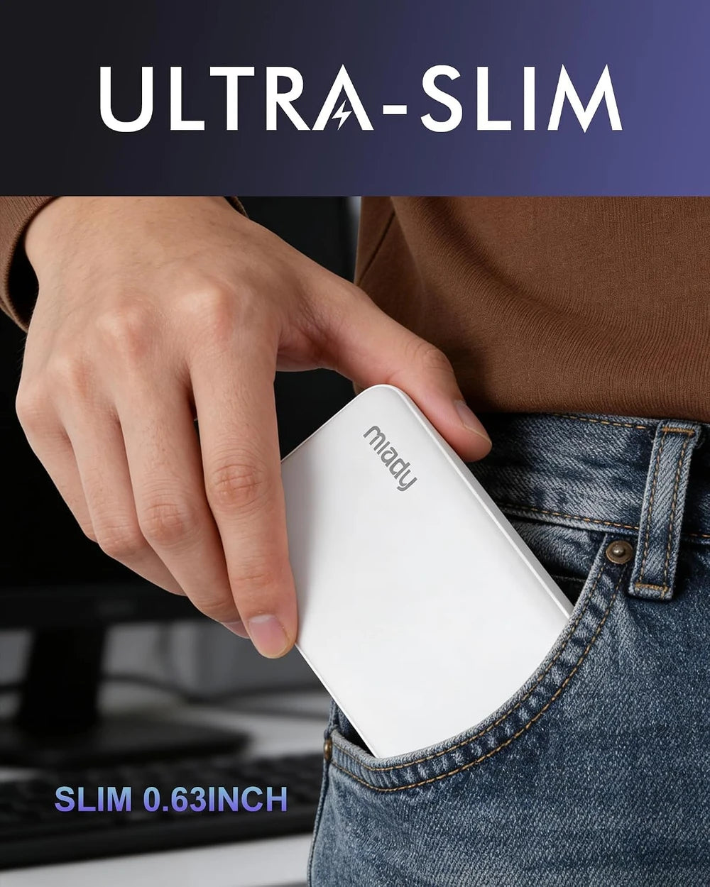 Miady Incarcator Portabil Slim